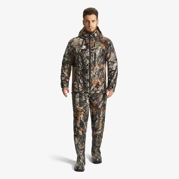 TideWe Altus Whitetail Ultra Silent Hunting Suit Men's Water Resistant Hunting Clothes