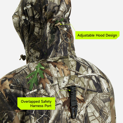 TideWe Altus Whitetail Ultra Silent Hunting Suit Men's Water Resistant Hunting Clothes